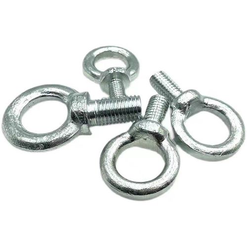 现货吊环螺丝镀锌M6-M48船用起重吊环螺栓圆U环加长吊环螺丝