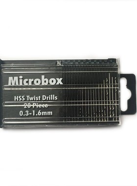 10pc/20pck盒装钻头 模型文玩打孔钻组合 高速钢麻花钻手工钻套装