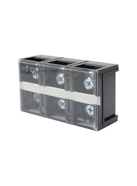 TC1503铜接线端子排 150Ax-3P/4P/5P接线柱 大电流接线板连接器