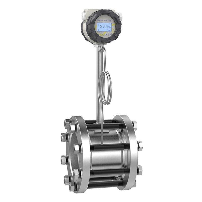涡街流量计数显LUGB压缩空气流E量计夹持式气体液体蒸汽流量计