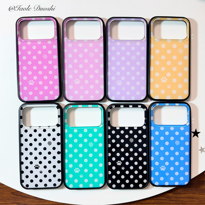 小狗爪波点ins日韩少女手机壳