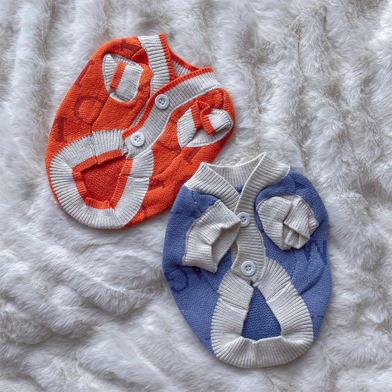 猫咪毛衣开衫背心衣服防掉毛双层加厚保暖秋天冬季小猫幼猫无毛猫