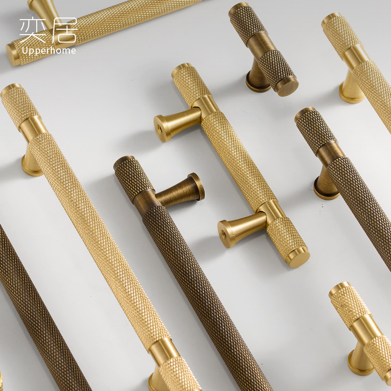 进口黄铜纯铜柜门拉手
