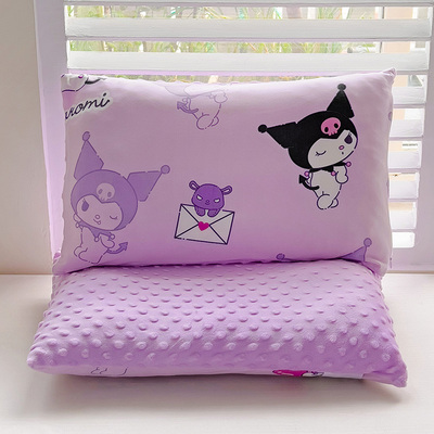 儿童可拆洗豆豆绒枕宝宝安抚枕头