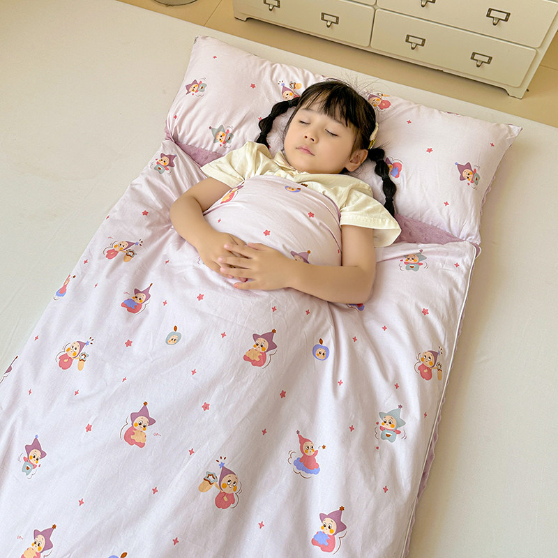 婴幼儿恒温睡袋儿童全棉加厚豆豆绒被0-6岁宝宝秋冬保暖防踢被子
