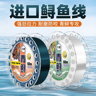 大物青鲟鱼线主线正品 进口尼龙线超柔软强拉力巨物青鱼鲟鱼钓鱼线