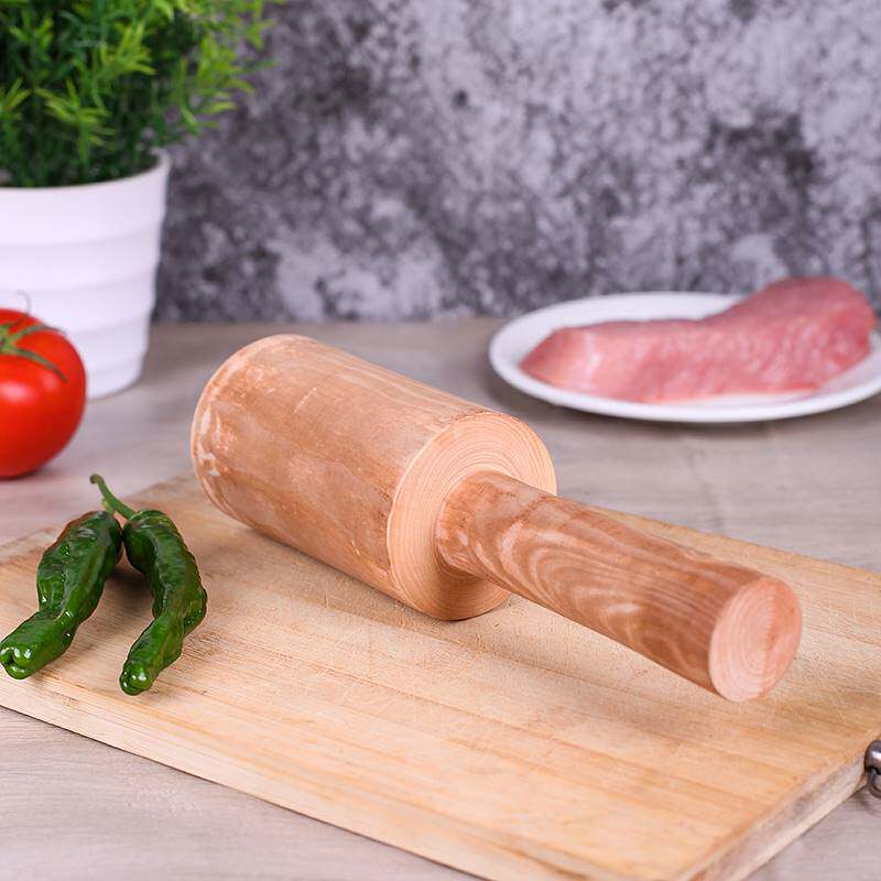 家用断筋嫩肉针猪扒鸡排鸡翅松肉锤敲肉锤老檀树实心木锤厨房用品
