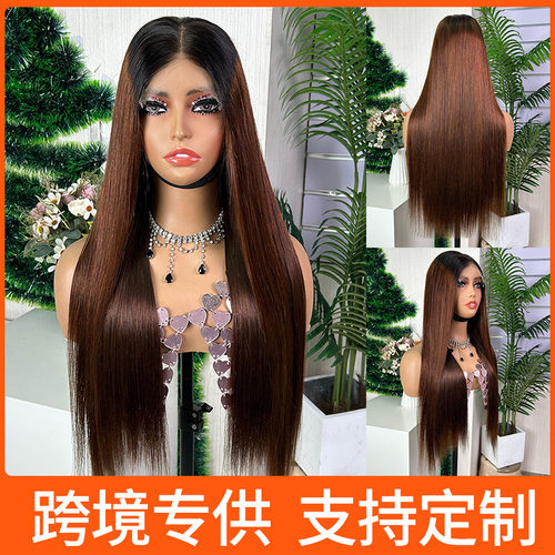 100% Human Hair Bone Straight 5X5 HD BOB Lace Frontal Wigs