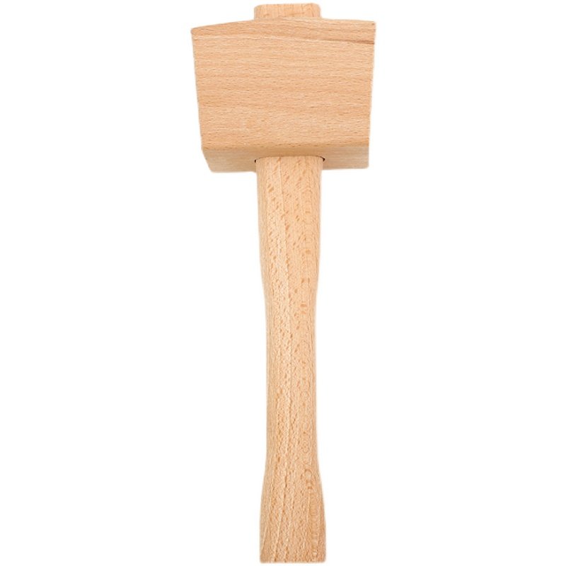 KINDERGARTEN WOODWORKING WORKSHOP BEECH WOOD HAMMER SOLID WOOD HARDWOOD MALLET CHILDRENS HANDMADE DIY MATERIAL WOODEN HAMMER WOODWORKING TOOLS