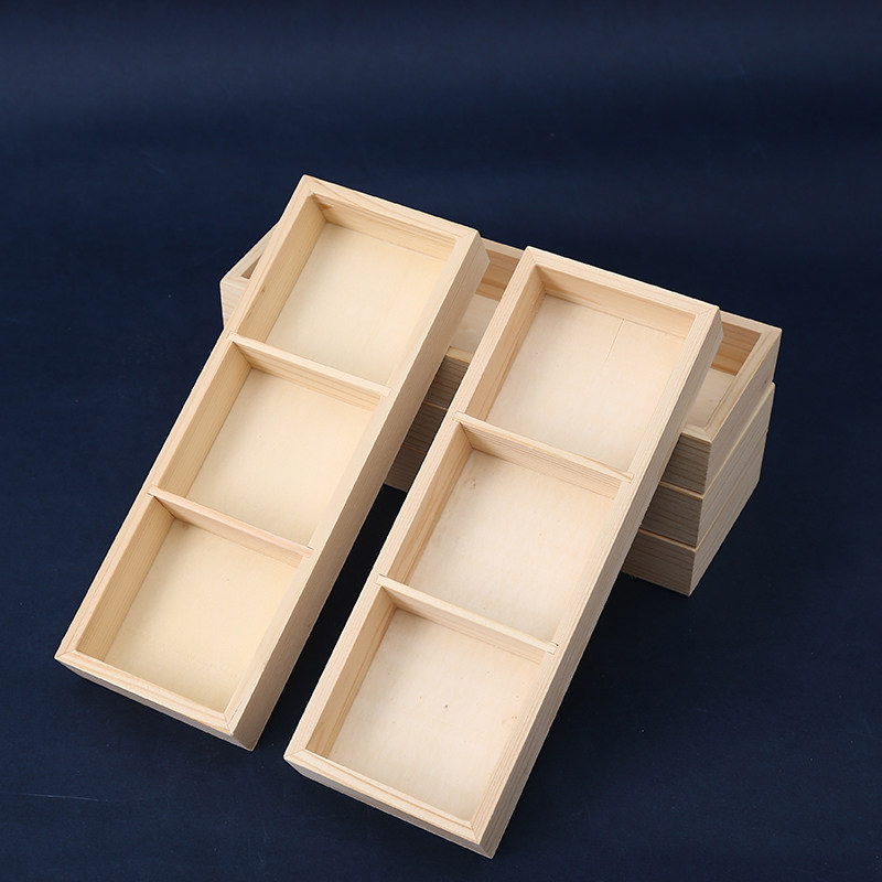 CHILDRENS DIY WOODWORKING WORKSHOP SMALL POCKET ITEM STORAGE BOX KINDERGARTEN WOODWORKING MATERIAL PACK WOODEN FINISHING BOX TOOLS