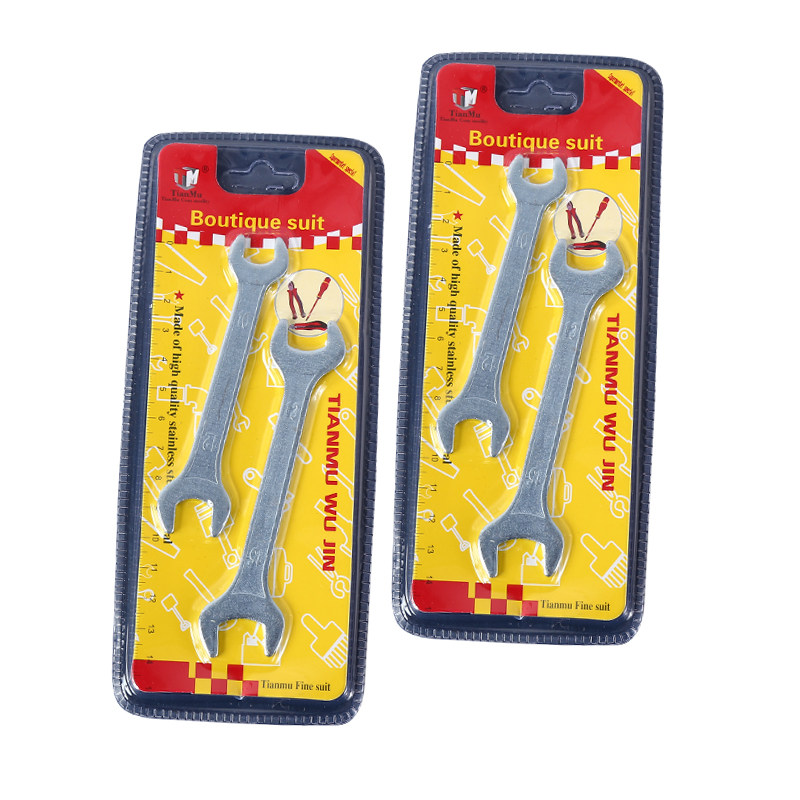 WOODWORKING WORKSHOP TOOLS OPEN-ENDED WRENCHES DOUBLE-ENDED STUPID WRENCHES KINDERGARTEN CHILDRENS DIY HANDMADE MATERIAL FIXING TOOLS
