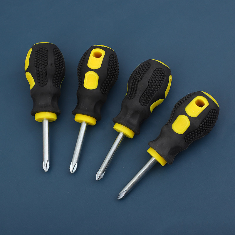 KINDERGARTEN WOODWORKING WORKSHOP MINI RADISH HEAD SCREWDRIVER CHILDRENS HANDMADE DIY WORD CROSS ULTRA-SHORT SMALL CHANGE CONE