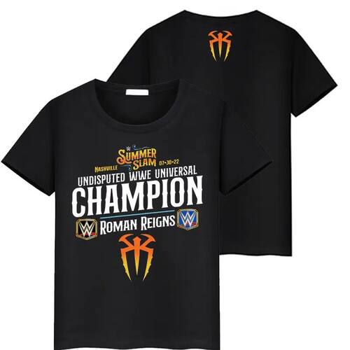 WWE Tribal Chief Roman Reigns Roman Reigns Cotton Short Slee