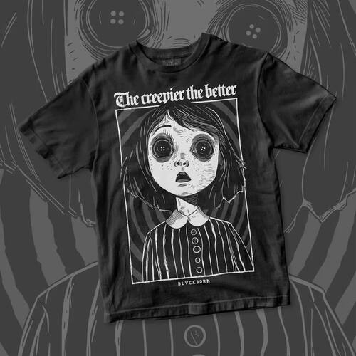 2025 The Creepier The Better Cotton Shirt  Men Women Cotton