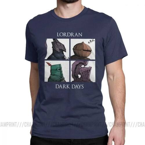 Man Dark Souls Praise The Sun Game T-Shirts Novelty O Neck S