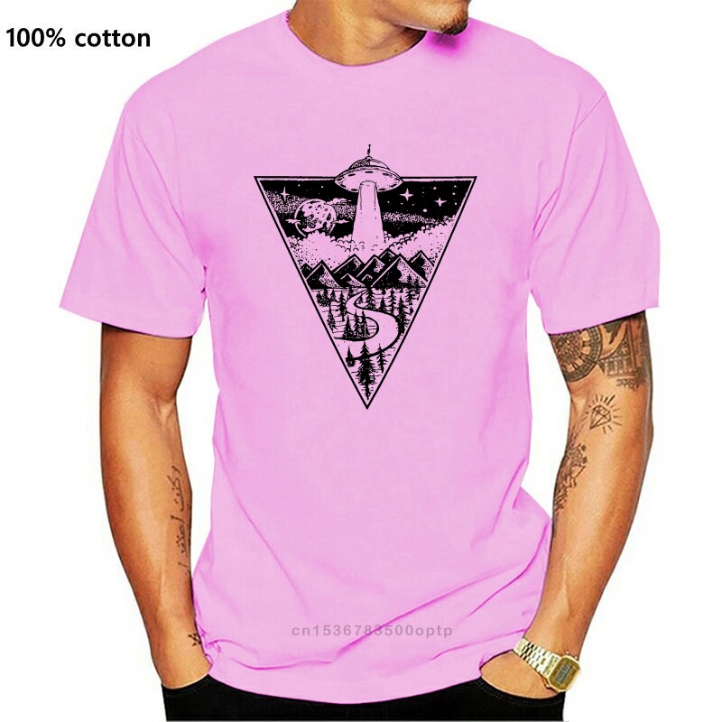 2021 Funny Alien Flying Saucer T Shirt Extraterrestrial Ufo - 实物图