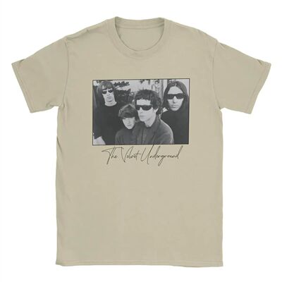Men's The Velvet Underground T Shirt 100% Cotton Tops Amazin
