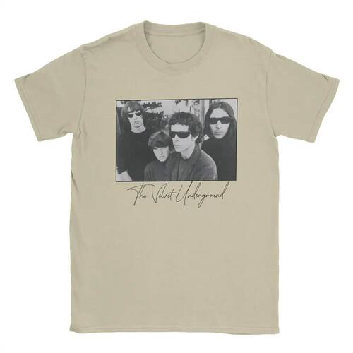 Men's The Velvet Underground T Shirt 100% Cotton Tops Amazin