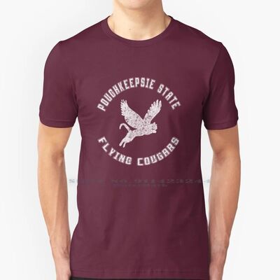 Poughkeepsie State Flying Cougars 100% Cotton T Shirt Movie