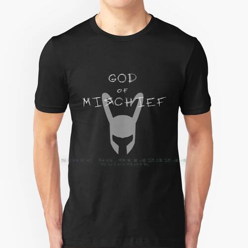 Mischief 100% Cotton T Shirt The Tee Short Sleeve Long Sleev