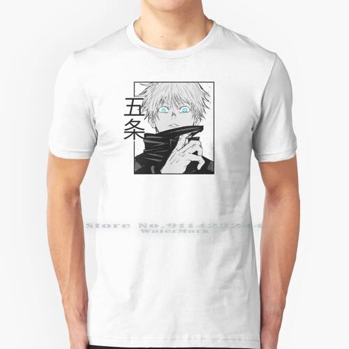 Satoru Gojo 100% Cotton T Shirt Anime Manga Satoru Gojo Japa