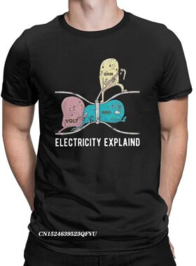 Electricity Explained Ohm Volt Amp Physics Nerd Tee Shirt Fo