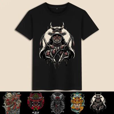Japanese Samurai Clothes Japanese Trendy Brand Short-sleeved