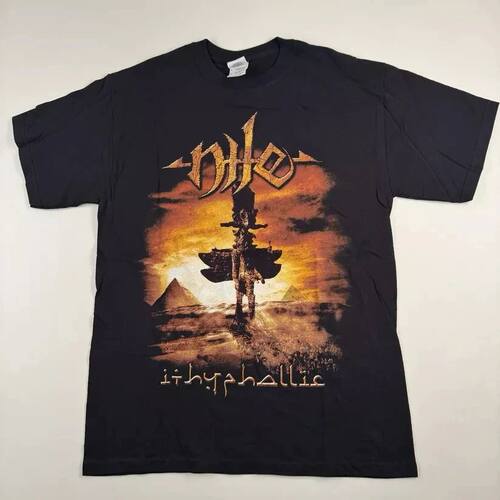 Nile rock band tour short sleeve black color classic shirt C