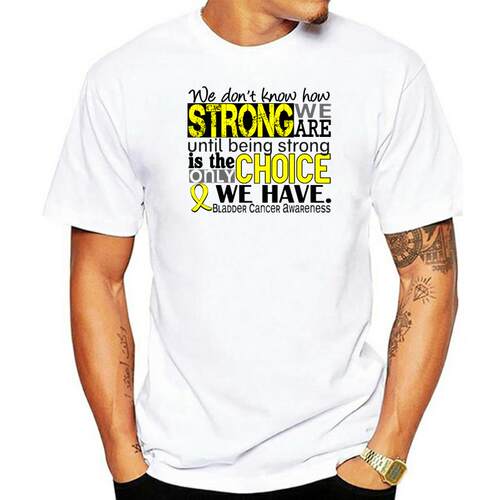 T-Shirt blanc, 100% coton, Strong We Are endométriose