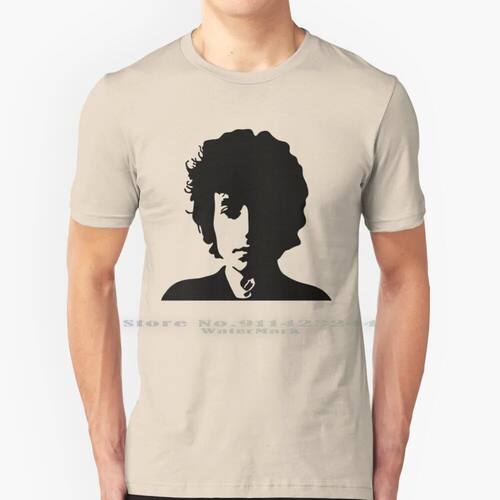 Bob Dylan ( Black ) 100% Cotton T Shirt Bob Dylan Music Tee