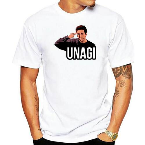 Unagi Freunde TV Show Graphic Tee Ross Hemd Unisex Gren Nett