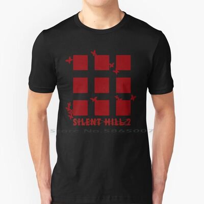 Nine Red Letters 100% Cotton T Shirt Silenthill2 Silent Hill