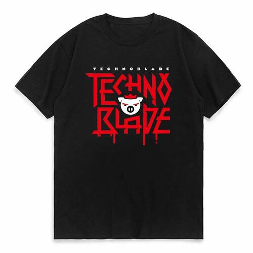 Funny Technoblade Never Dies Cartoon Graphic T Shirts Men Wo
