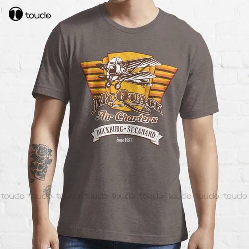 New Mcquack Air Charters T-Shirt Cotton Tee Shirt Athletic?S