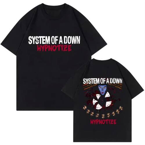 Rock Band System of A Down Hypnotize Graphic T Shirts Men Wo