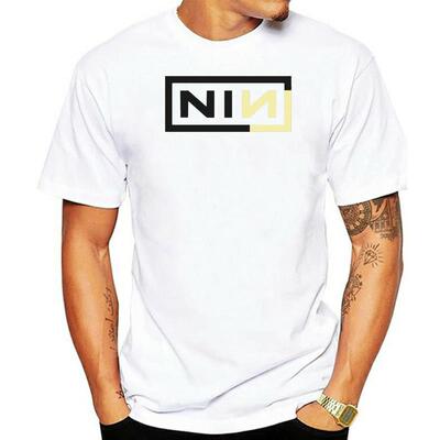NIN NT – T-SHIRT rouge en coton, avec clous de neuf pouces,