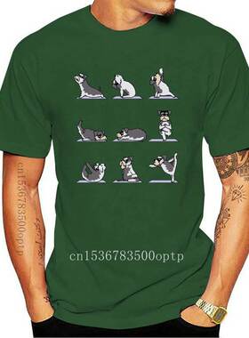 New Custom Miniature Schnauzer Yoga T shirt Cute dog Tee Shi