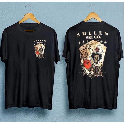 Sullen Art Co T-shirt Black Short Sleeve Shirt Unisex Men Wo