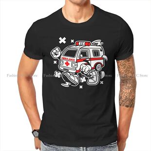Gamer Cartoon Graphic TShirt Ambulance Ambulances Printing S