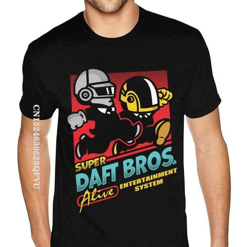 Christmas Daft Bros Daft Punk Tees For Men Custom Made Gothi