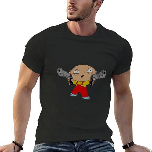 Mad Stewie T-Shirt anime clothes t-shirts man plain t-shirt