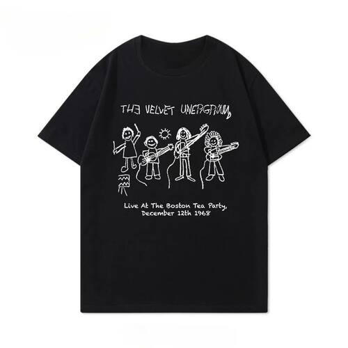 The Velvet Underground Velvet Band Black Large Size Men's an