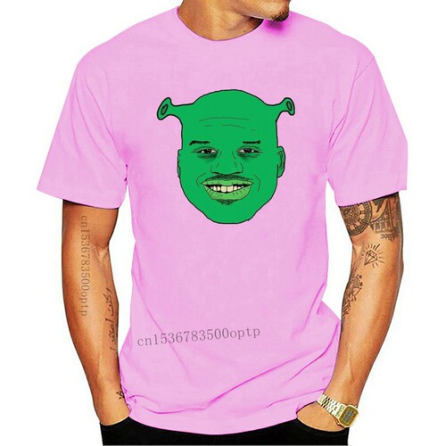 New Men T Shirt  yellow tee shirt sherk tshirts Women T-Shir
