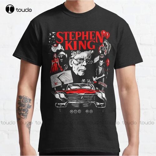 New The King Stephen King Steven King Carrie Classic T-Shirt