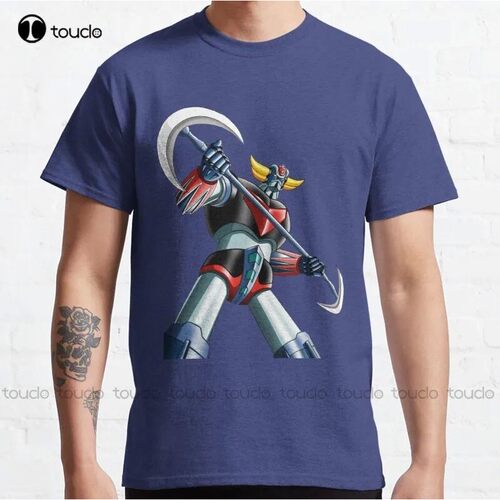 New Goldrake Ommik Cool Funny Classic T-Shirt Cotton Tee Shi