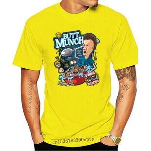 Beavis and Butthead, Butt Munches Horror Premium Graphic T-S