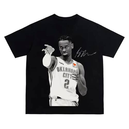 Gilgeous-Alexander Basketball Star T-Shirt Men Women Short S