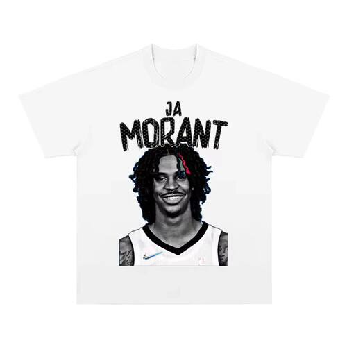 NBA Ja Morant Basketball Star T-Shirt Men Women Short Sleeve
