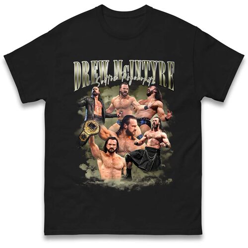 2025Drew McIntyre Scottish Psychopath Bootleg T Shirt Graphi