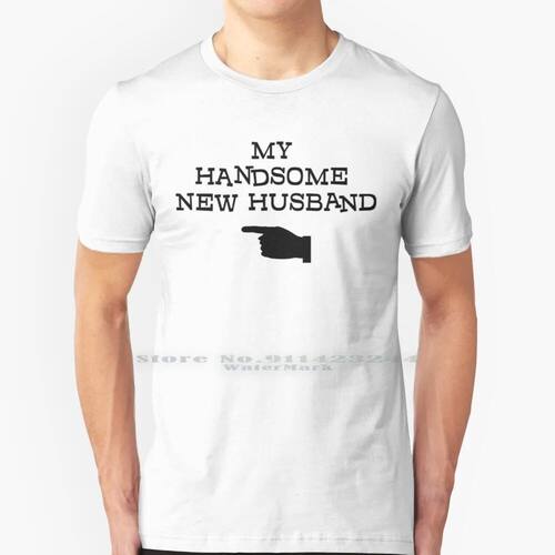 Just Married 100% Cotton T Shirt Just Married Honeymoon Groo